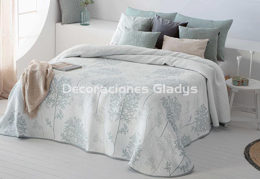 COLCHA JACQUARD LILIT AGUA - Imagen 1