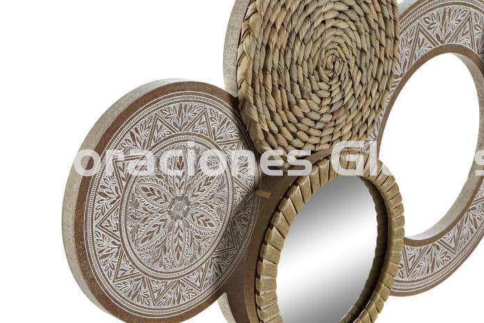 DECORACION PARED MDF ESPEJO NATURAL - Imagen 2