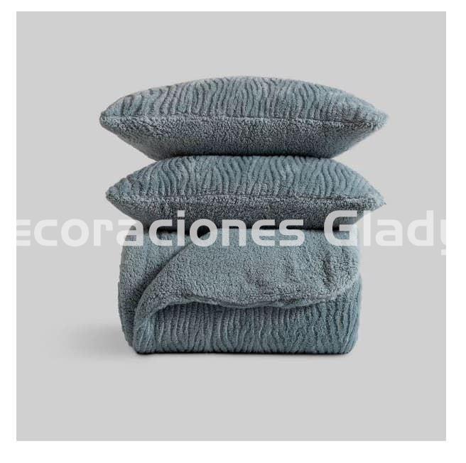 EDREDON JACQUARD CEDRIC AGUA MARINA - Imagen 2