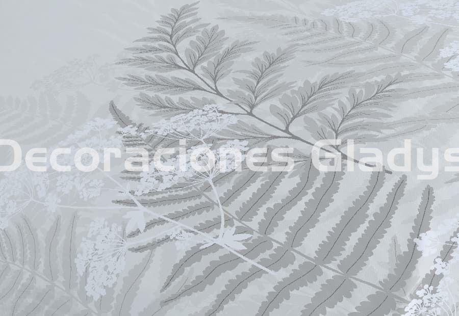 FUNDA NORDICA LEAF GRIS - Imagen 2